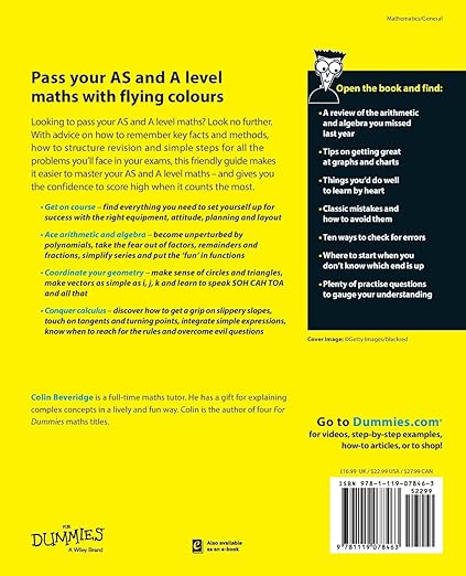 AS and A Level Maths For Dummies