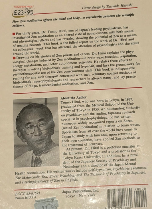 ZEN Meditation and Psychotherapy Tomio Hirai, M.D.