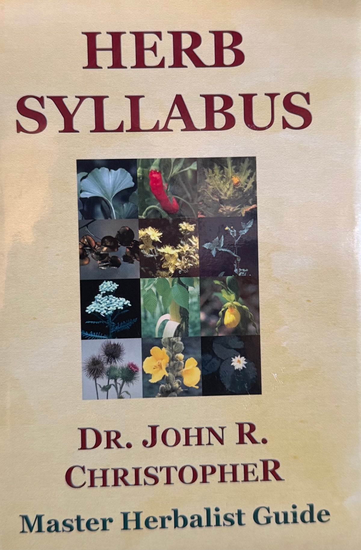 HERB
SYLLABUS DR. JOHN R.
CHRISTOPHER