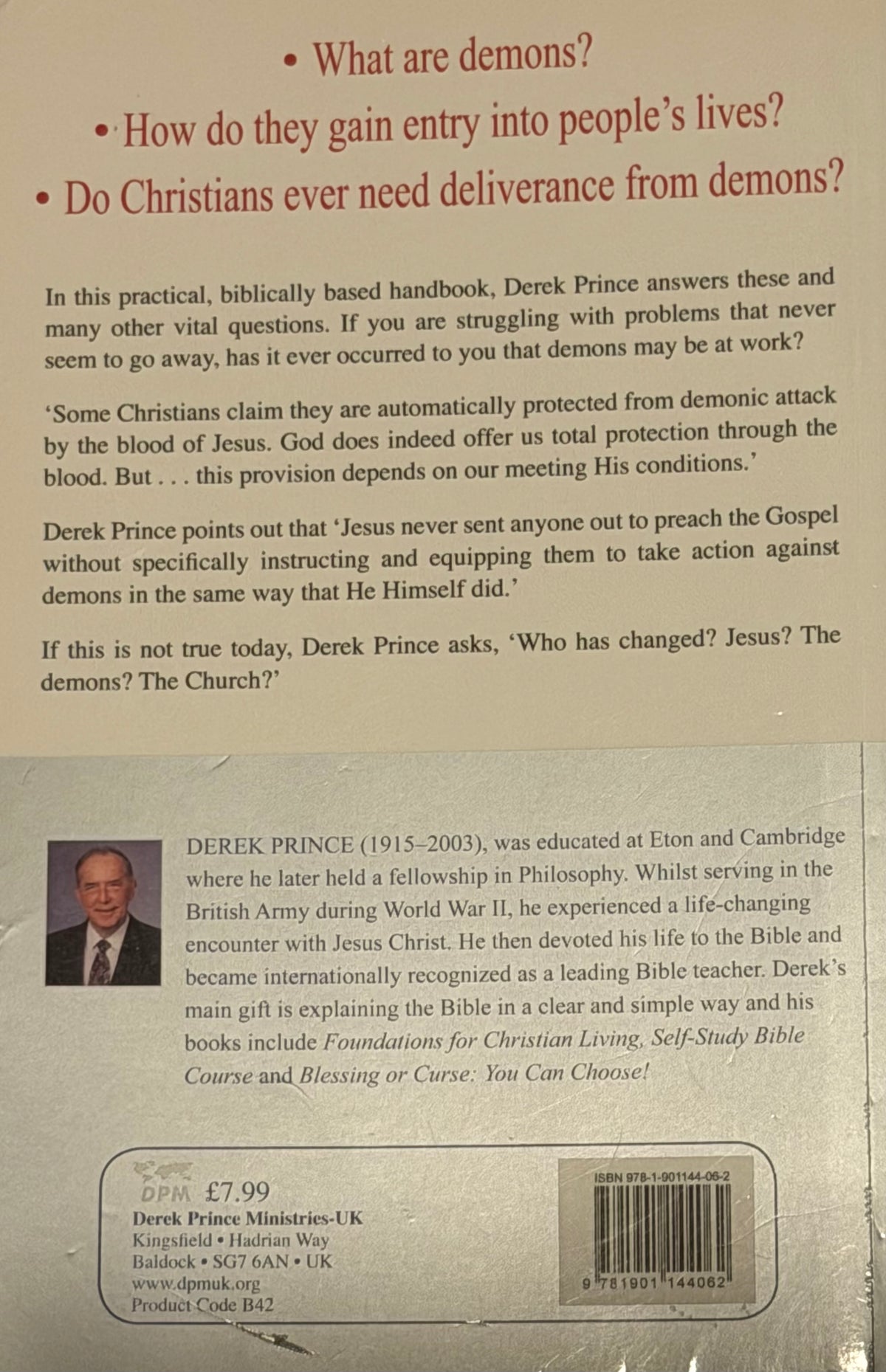THEY Shall Expel
DEMONS DEREK PRINCE