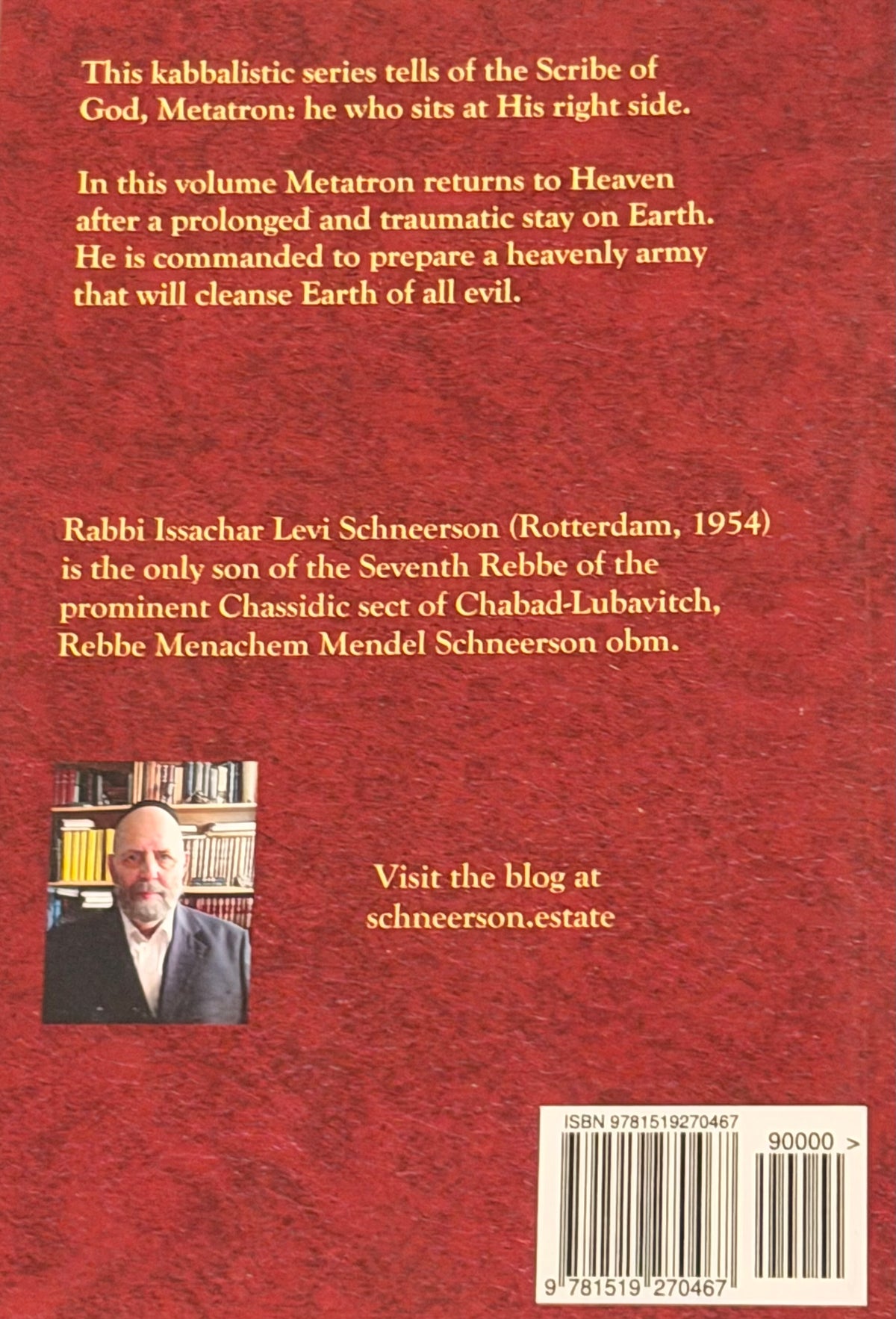THE SECOND SCROLI
OF
METATRON
TUVYAH
Rabbi Issachar Levi Schneerson