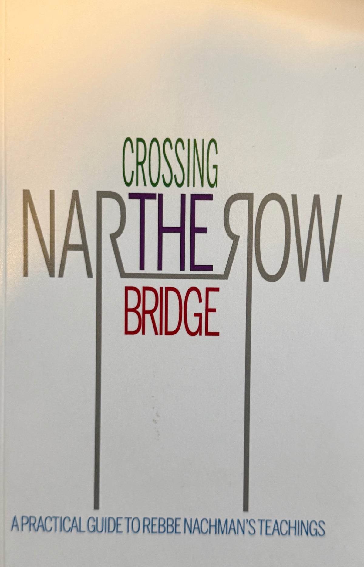 CROSSING
NARTHESOW
BRIDGE PRACTICAL GUIDE TO REBBE NACHMAN'S TEACHINGS