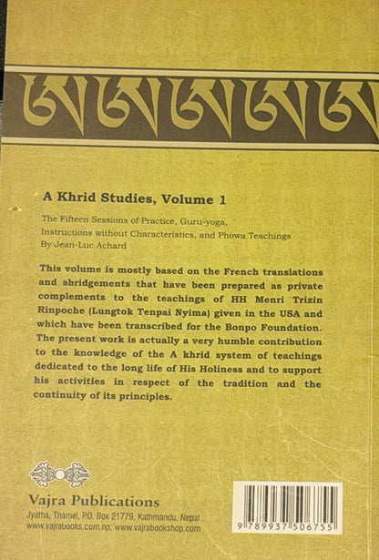 The Instructions on the
Frimordial A Jean~ Luc Achard