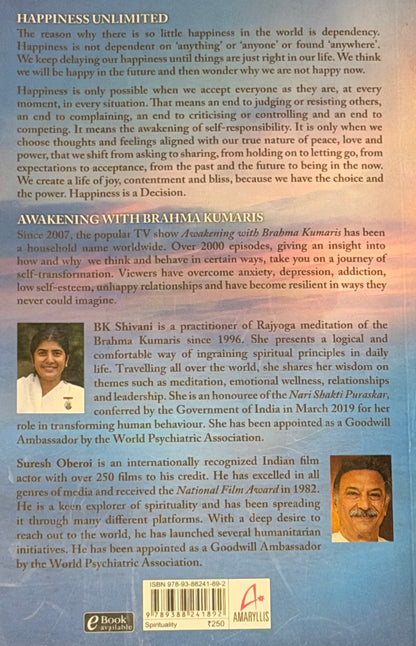 HAPPINESS UNLIMITED
AWAKENING with BRAHMA KUMARIS