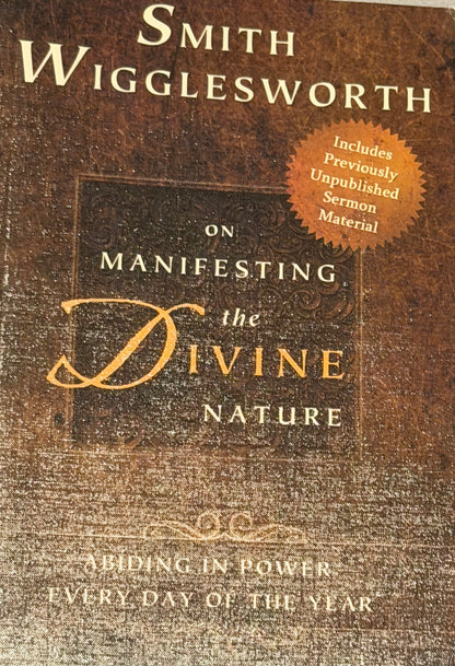 ON
MANIFESTING
the
DIVINE
NATURE