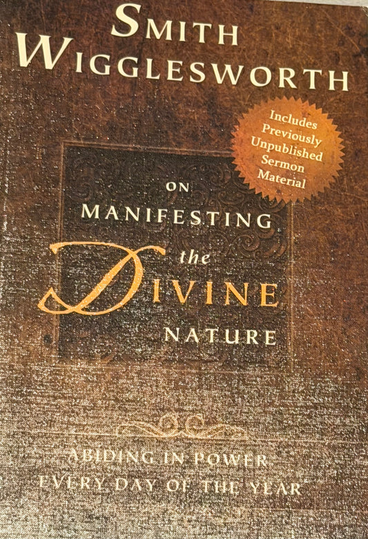 ON
MANIFESTING
the
DIVINE
NATURE