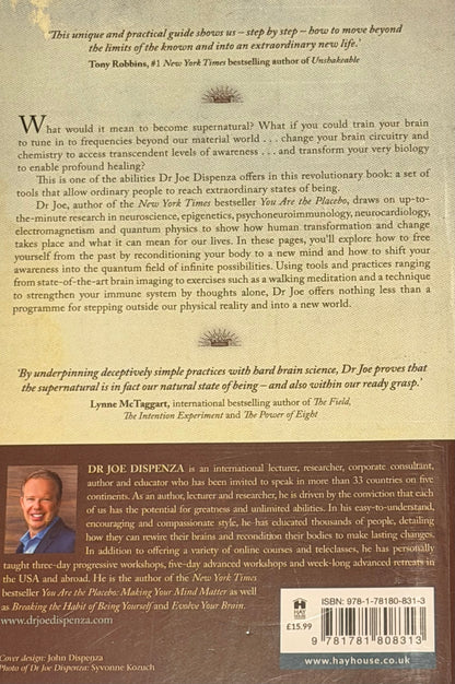 Becoming Supernatural Dr Joe Dispenza