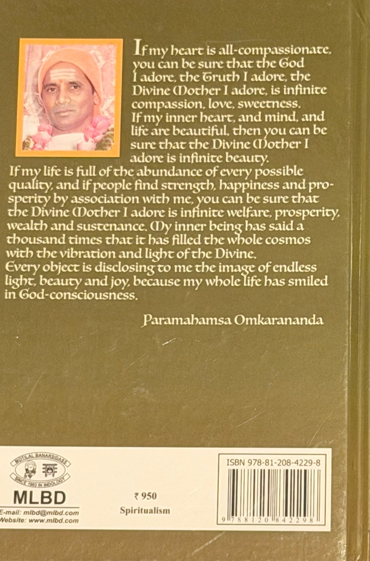 The Divine
Mother Paramahamsa Omkarananda