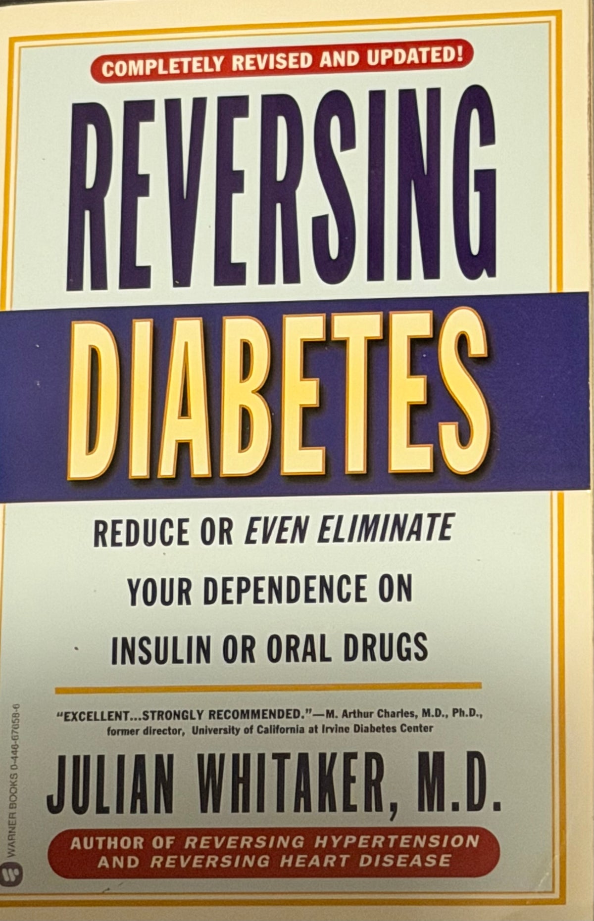 REVERSING DIABETES JULIAN WHITAKER, M.D.