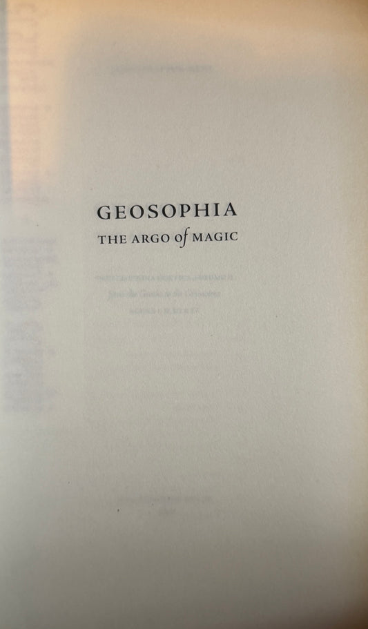 GEOSOPHIA THE ARGO Of MAGIC